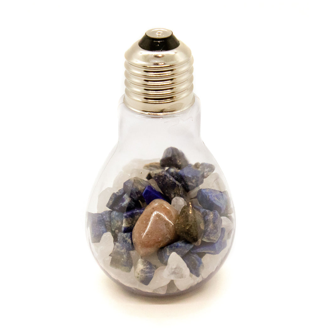 Crystals for Bright Ideas - Light Bulb Container