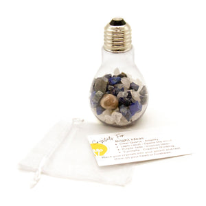 Crystals for Bright Ideas - Light Bulb Container