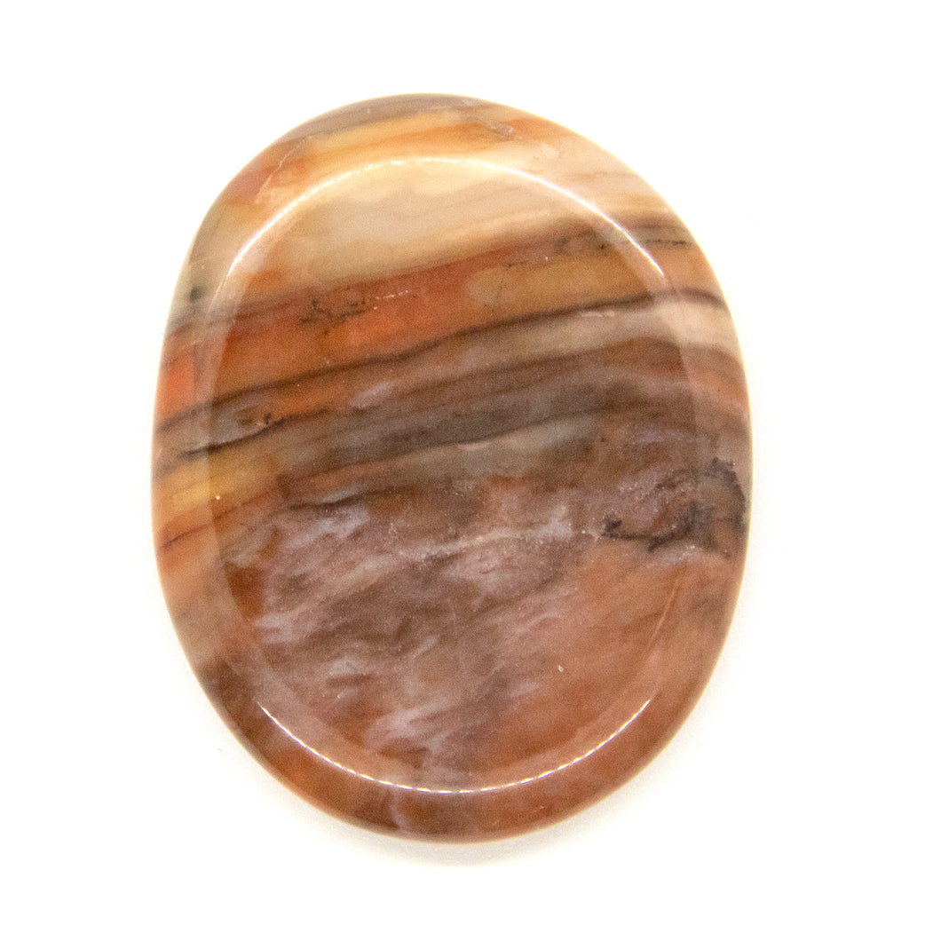 Bamboo Leaf Agate Pocket Chakra Stone