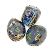 Azurite Malachite Tumbled Chakra Stone