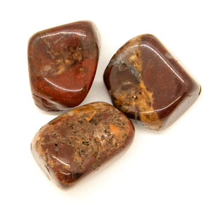 Brecciated Jasper Tumbled Chakra Stone