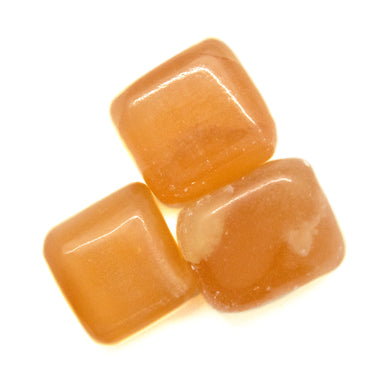 Honey Calcite Tumbled Chakra Stone