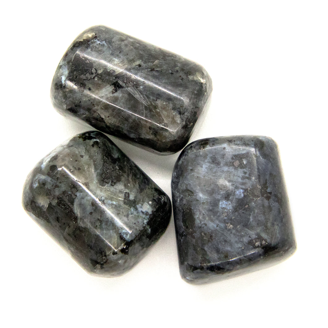 Larvikite Tumbled Chakra Stone