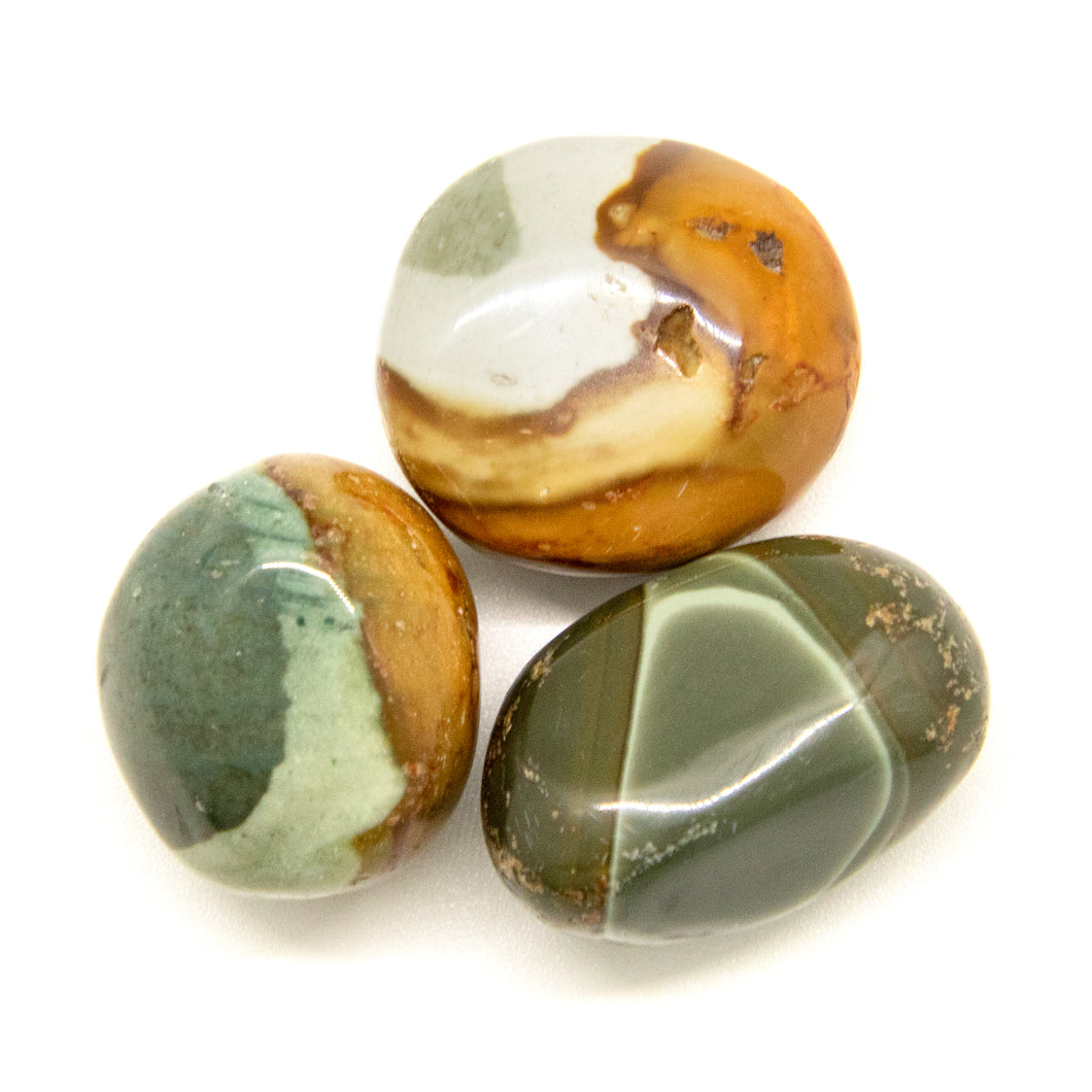 Polychrome Jasper Tumbled Chakra Stone