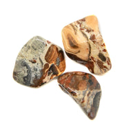 White Brecciated Jasper Tumbled Chakra Stone