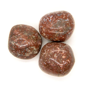 Red Moss Agate Tumbled Stone