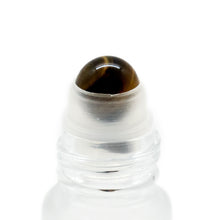 Load image into Gallery viewer, Tiger&#39;s Eye Chakra Stone Essential Oil Container