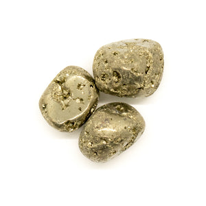 Pyrite Tumbled Stone