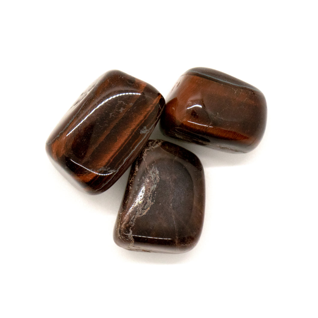 Red Tiger's Eye Tumbled Stone