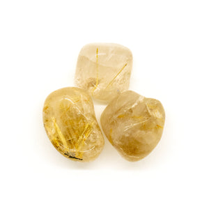 Rutilated Quartz Tumbled Stone